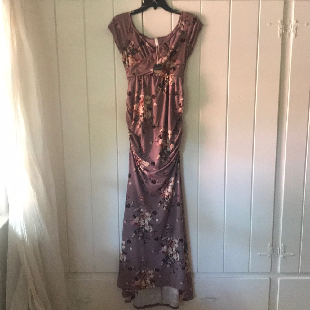 Floral Maternity Dress baby shower wedding 🌸🤰